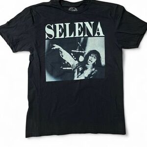 Black Graphic Tee with Iconic Print